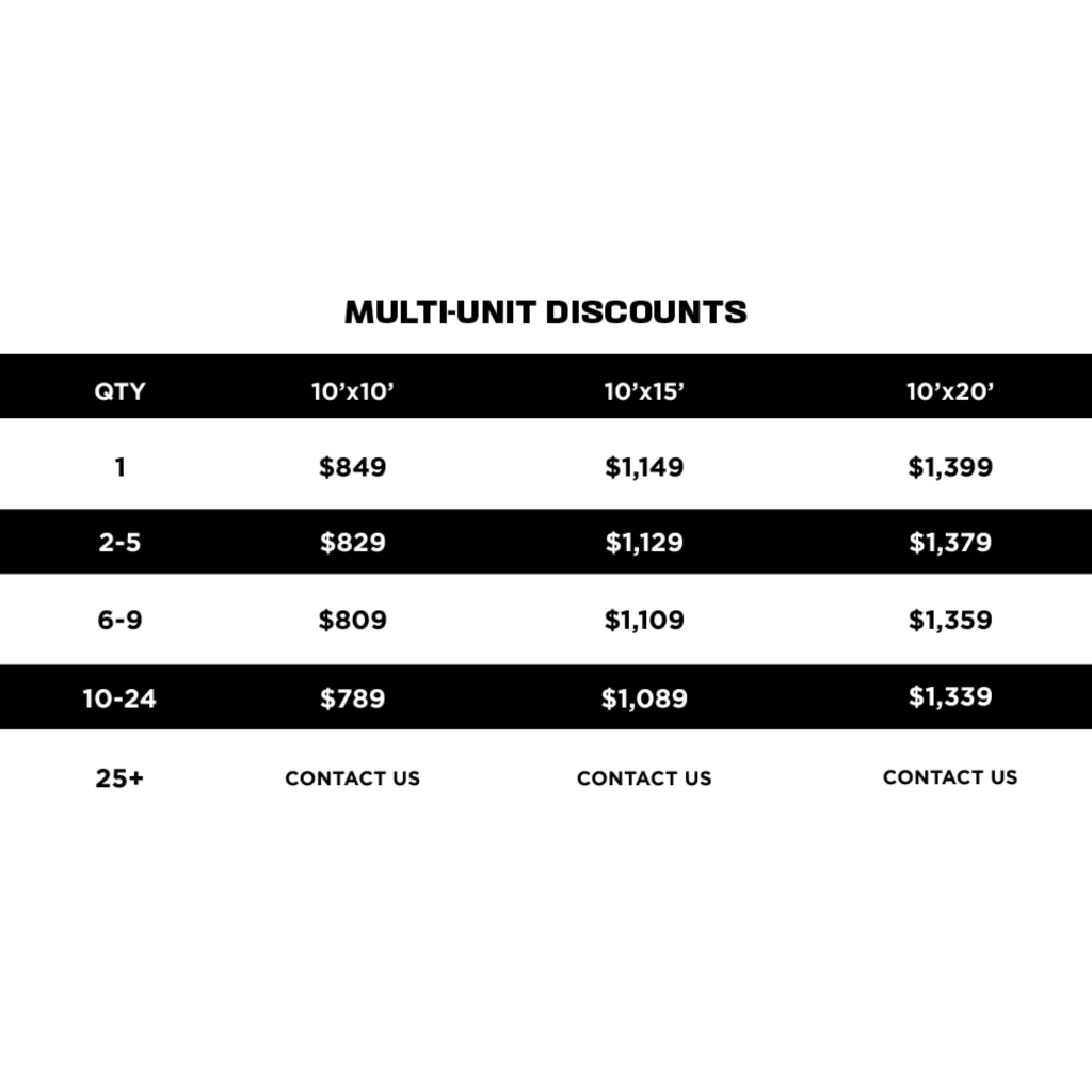 Dye Sublimated Canopy Package 1